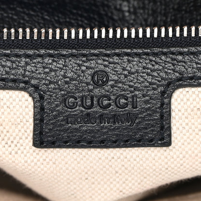 Gucci GG Supreme Monogram Textured Calfskin Web Large Attache Shoulder Bag Beige Blue 9 of 13