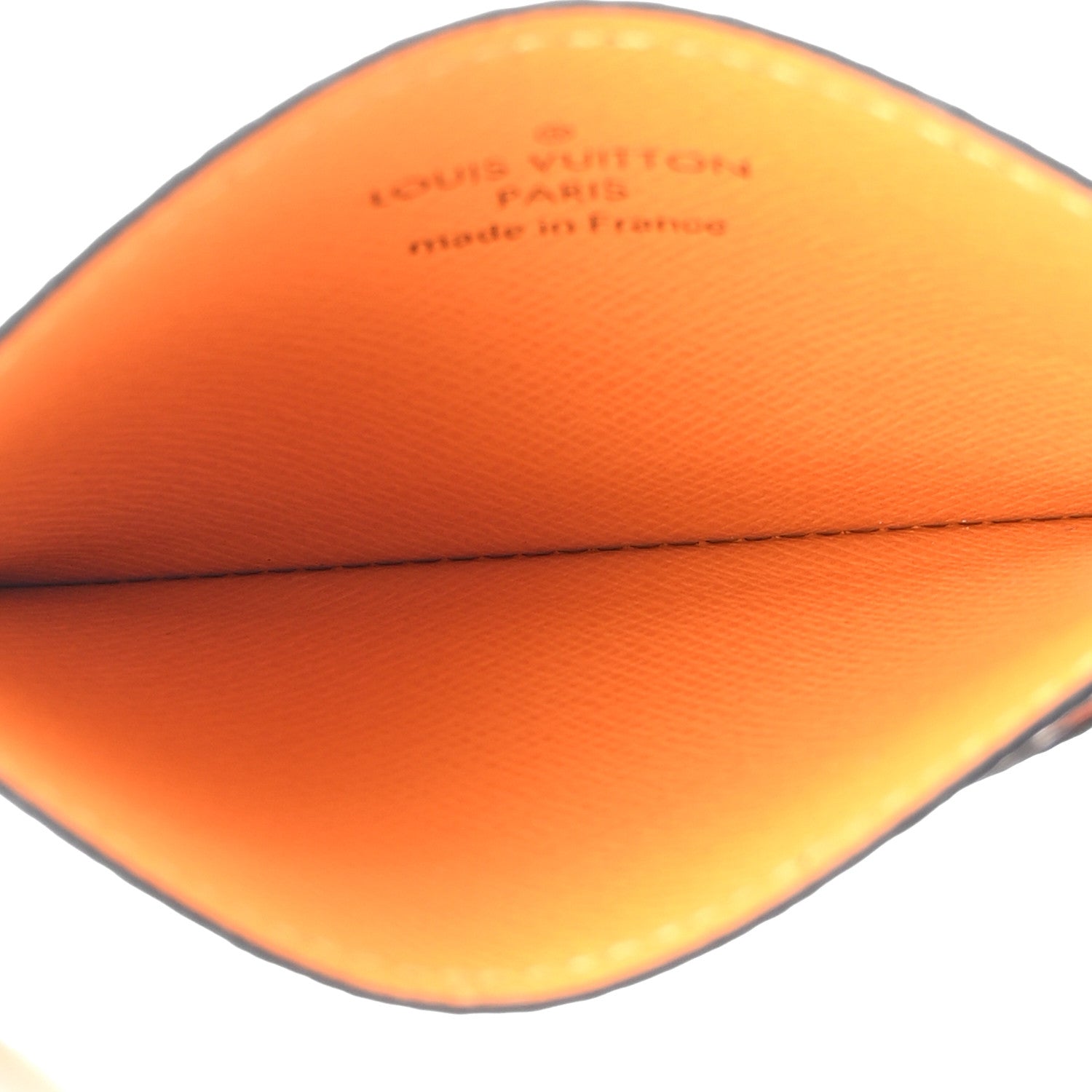 Louis Vuitton Monogram Porte-Cartes Double Card Holder Orange 5 of 7