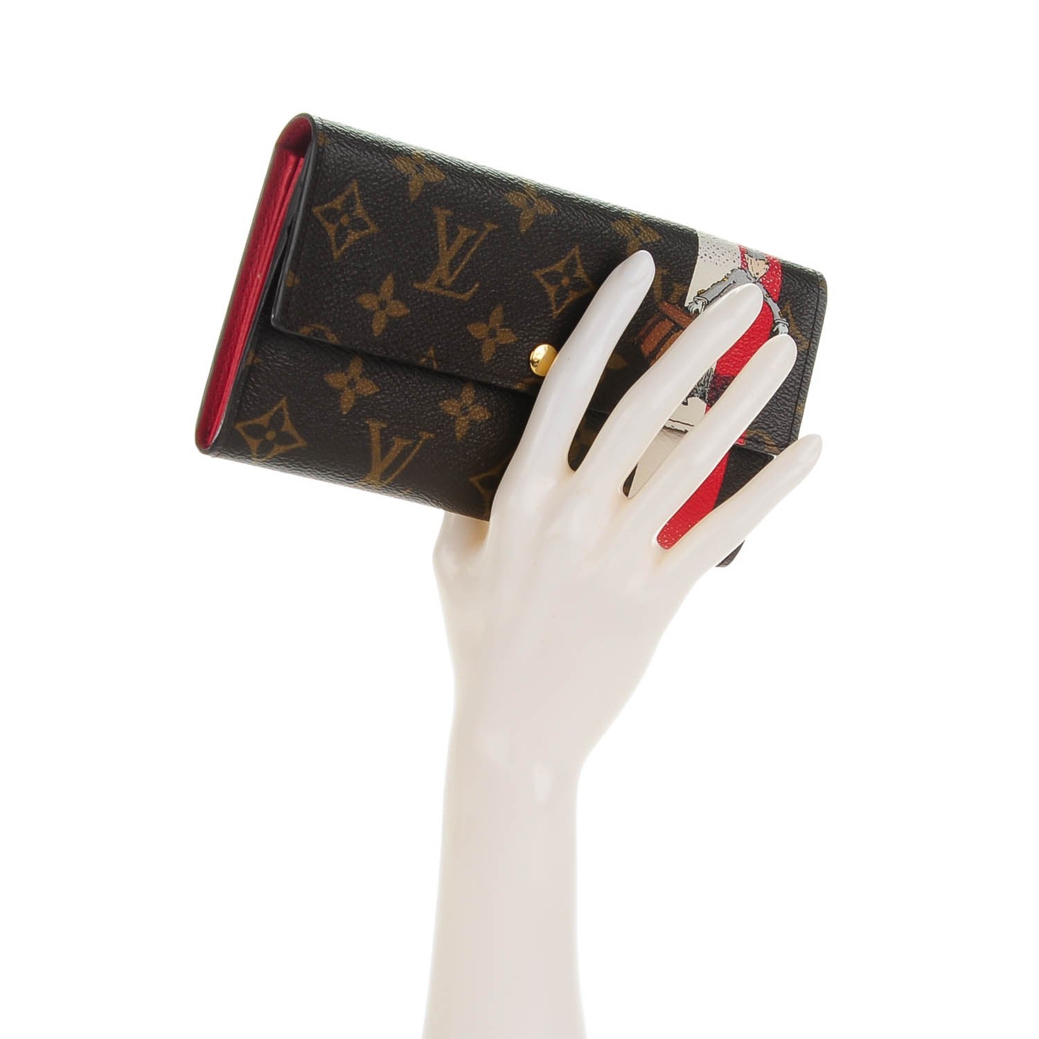 Louis Vuitton Monogram Groom Sarah Wallet 2 of 9