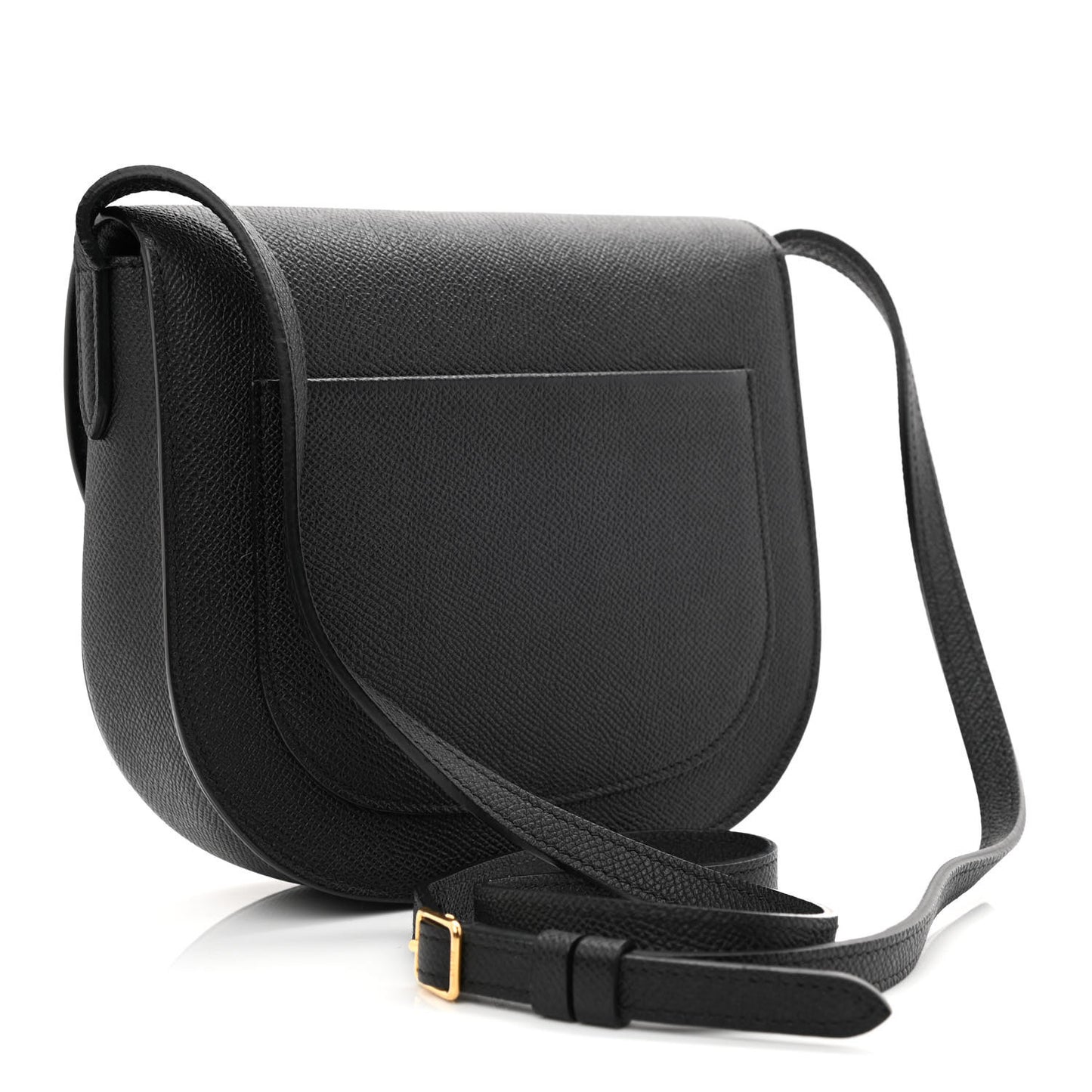 Grained Calfskin Small Trotteur Black