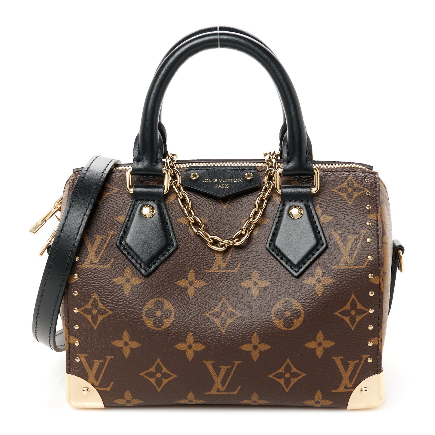 Reverse Monogram Speedy Trunk 20