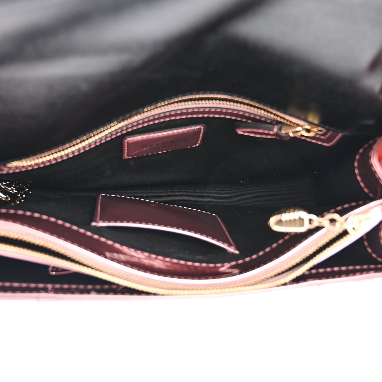 Metallic Calfskin Serpenti Forever Crossbody Bag Rose Quartz
