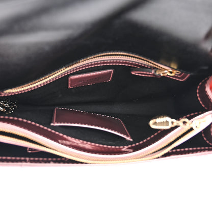 Bulgari Metallic Calfskin Serpenti Forever Crossbody Bag Rose Quartz 6 of 12