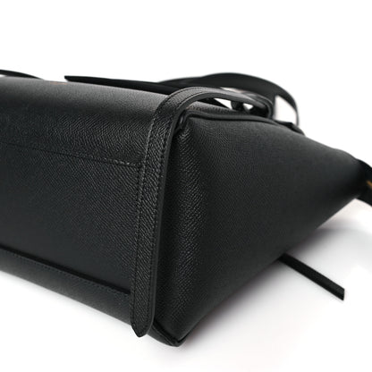 Celine Grained Calfskin Micro Belt Bag Black 9 of 9