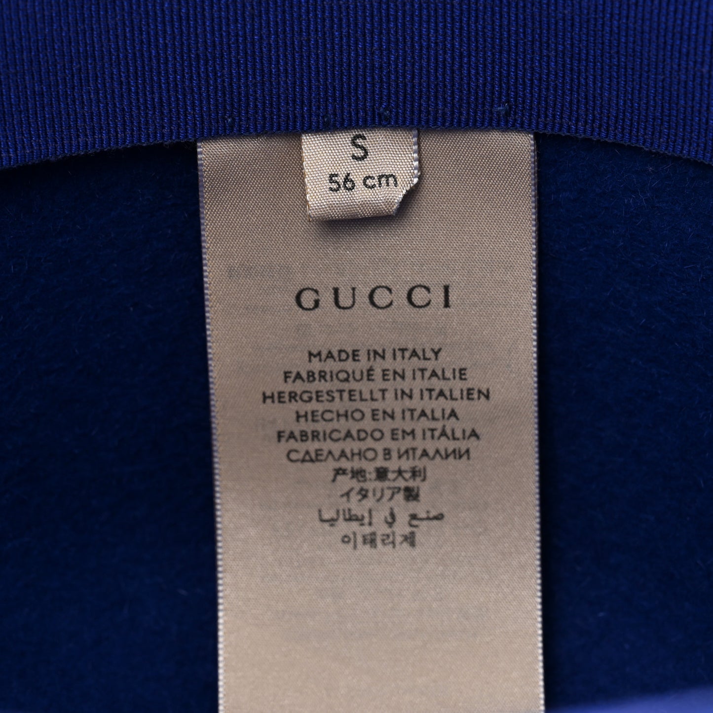 Felt Ghirlandina Hat S Blue