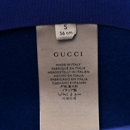 Gucci Felt Ghirlandina Hat S Blue 9 of 10