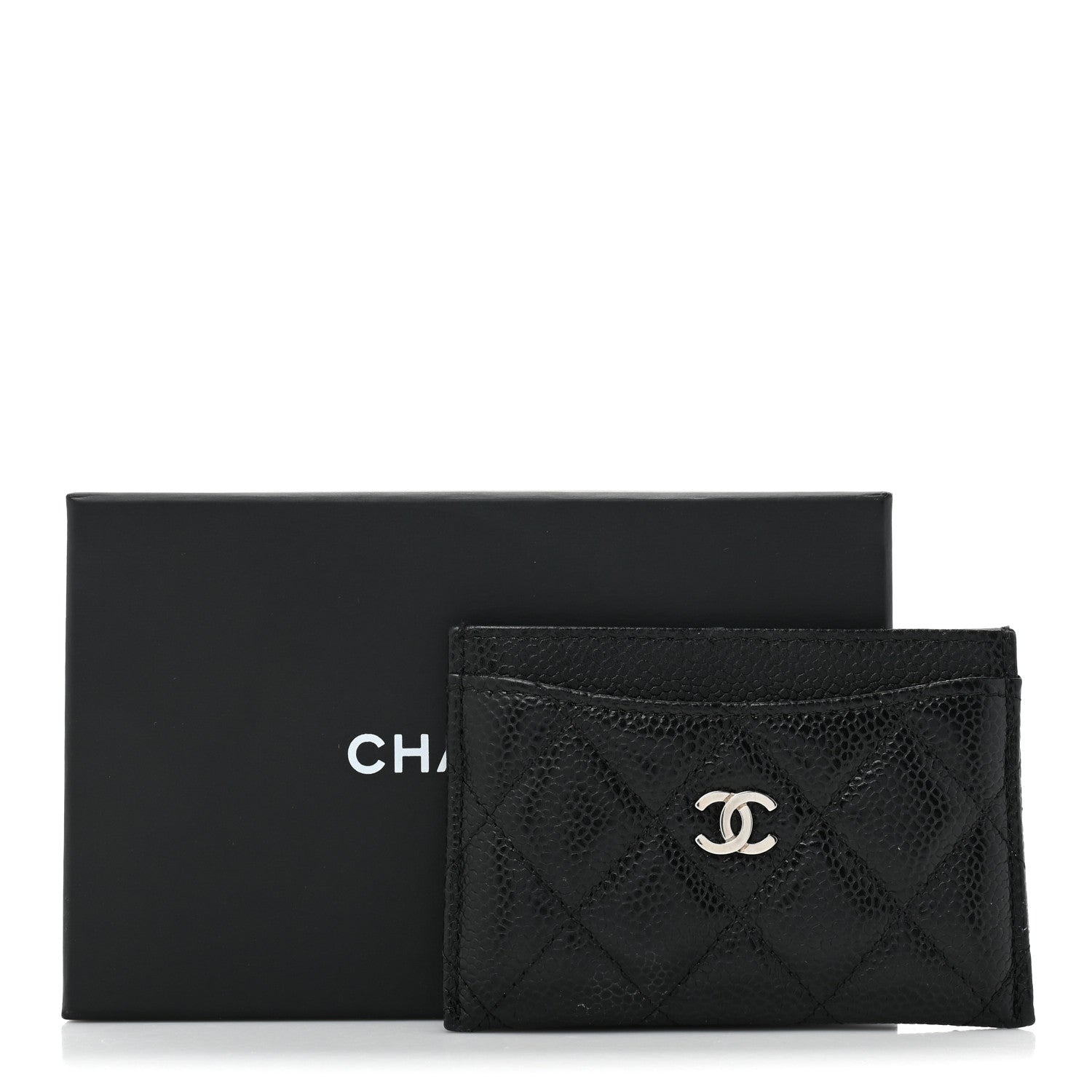 Chanel Caviar Quilted Card Holder Black 11 of 11