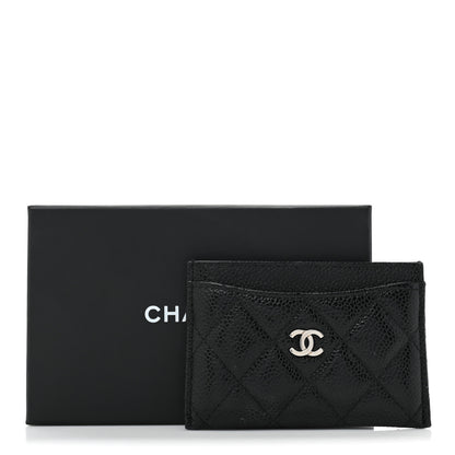 Chanel Caviar Quilted Card Holder Black 11 of 11