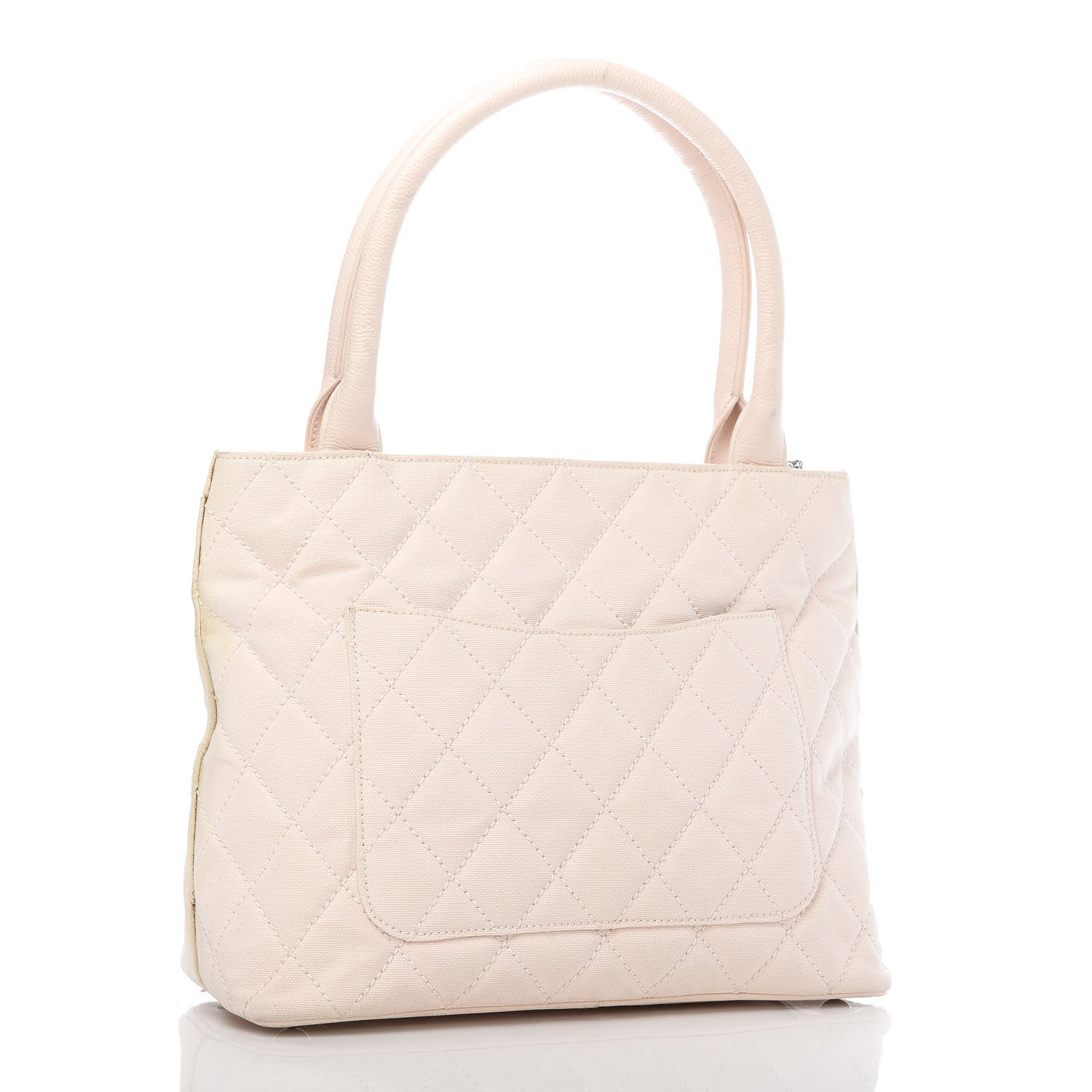 Chanel Canvas Quilted Medallion Tote Light Pink 3 of 12