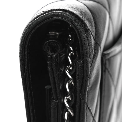 Chanel Lambskin Quilted Wallet On Chain WOC Black 30 of 31