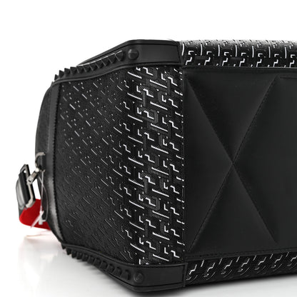 Christian Louboutin Studded Techno CL Sneakender Duffle White Black 8 of 9