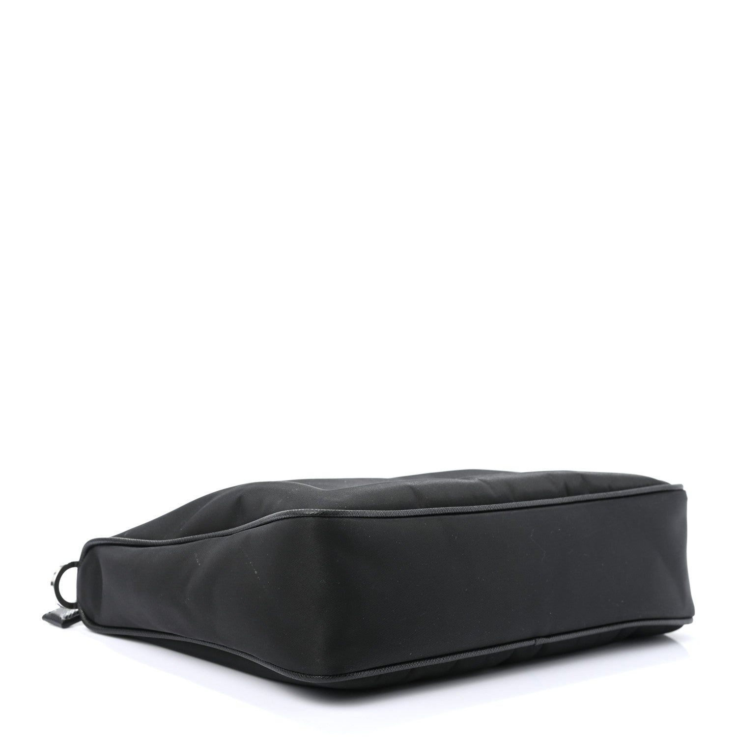Prada Re-Nylon Saffiano Pocket Zippered Shoulder Bag Black 3 of 8