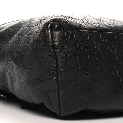 Gucci Guccissima Medium Classic Backpack Black 9 of 11