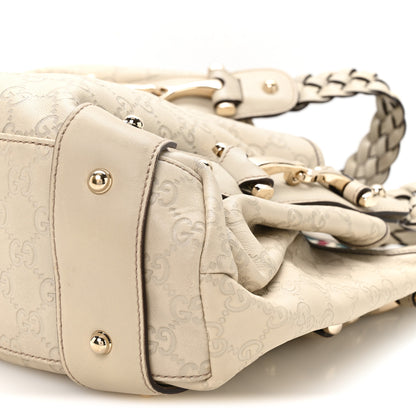 Gucci Guccissima Small Pelham Shoulder Bag Off White 10 of 10