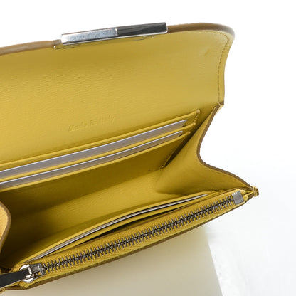 Celine Grained Calfskin Small Trotteur Multifunction Wallet Yellow 5 of 7