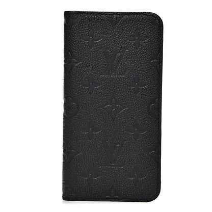 Louis Vuitton Empreinte iPhone XS Max Folio Case Black 1 of 7