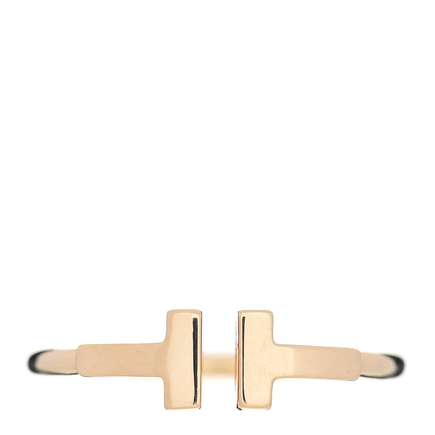 18K Yellow Gold T Wire Ring 56 7.5