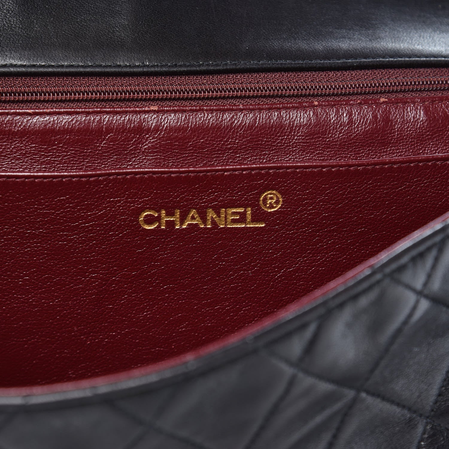 Chanel Lambskin Quilted XL Jumbo Single Flap Black 6 of 17