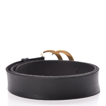 Gucci Faded Calfskin Double G 40mm Belt 90 36 Black 3 of 9