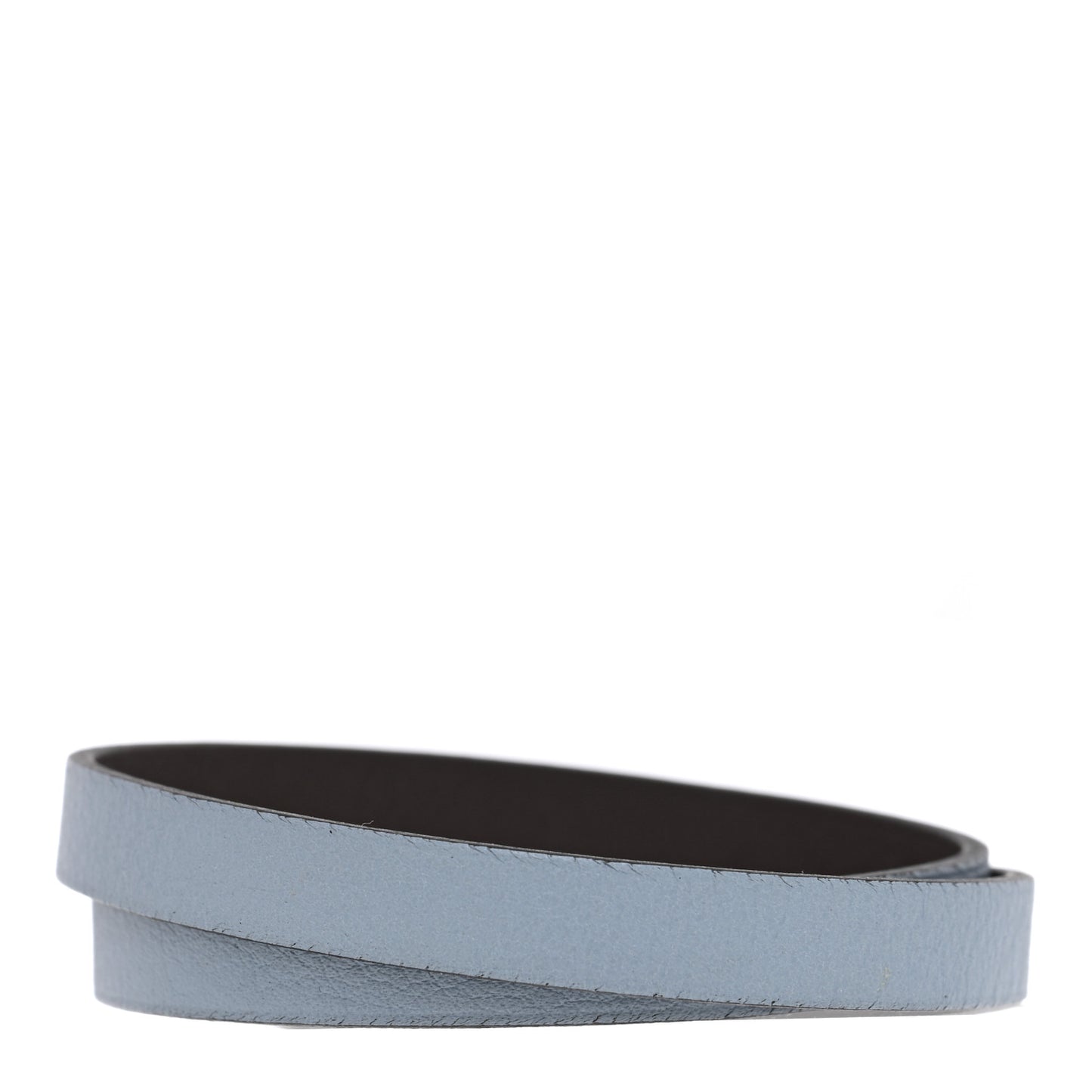 Swift Behapi Double Tour Bracelet Bleu Lin Chocolate