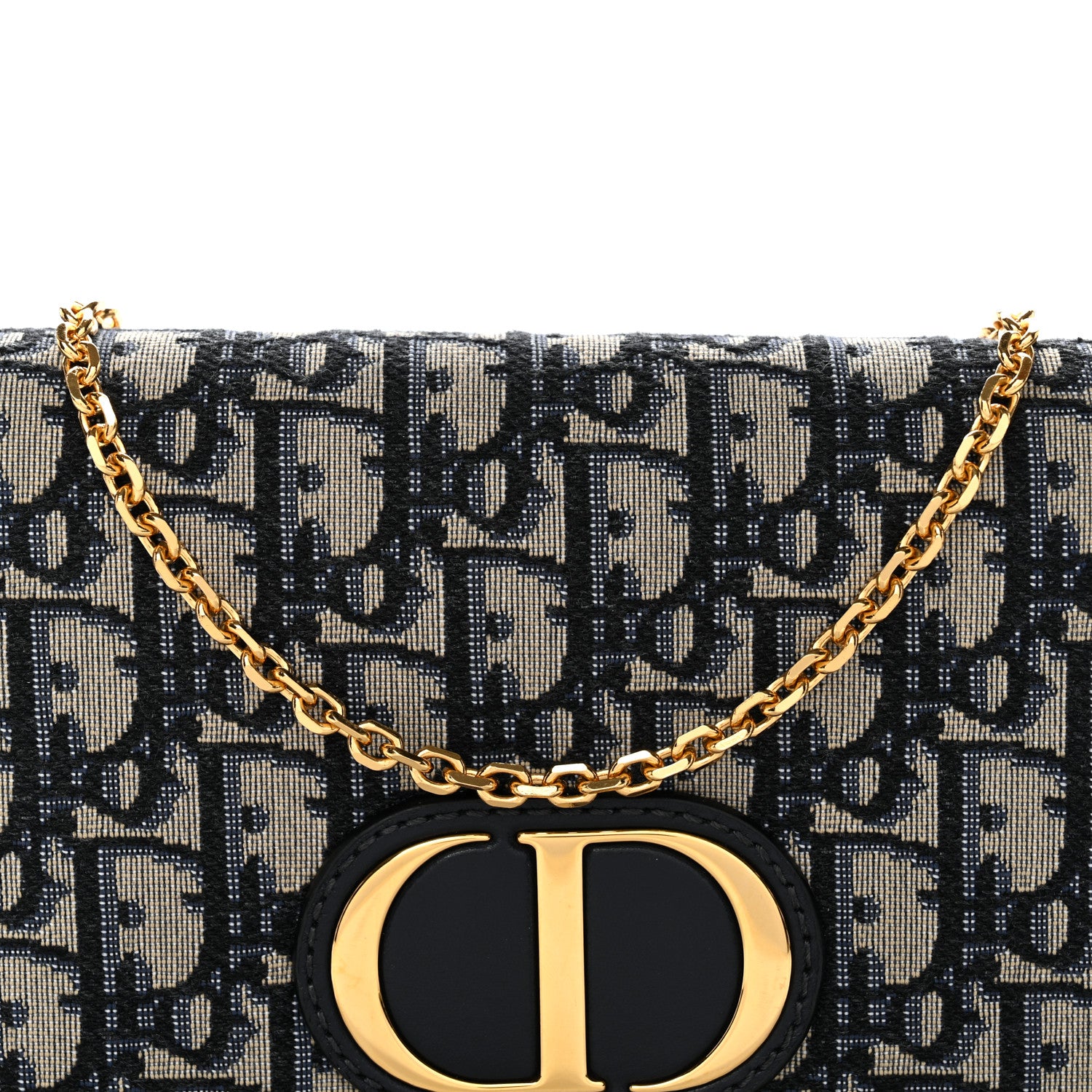 Christian Dior Oblique 30 Montaigne 2-In-1 Pouch Blue 7 of 11