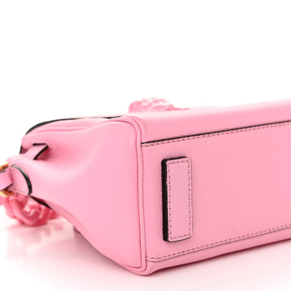 Versace Grained Calfskin Small La Medusa Top Handle Bag Pink 8 of 10