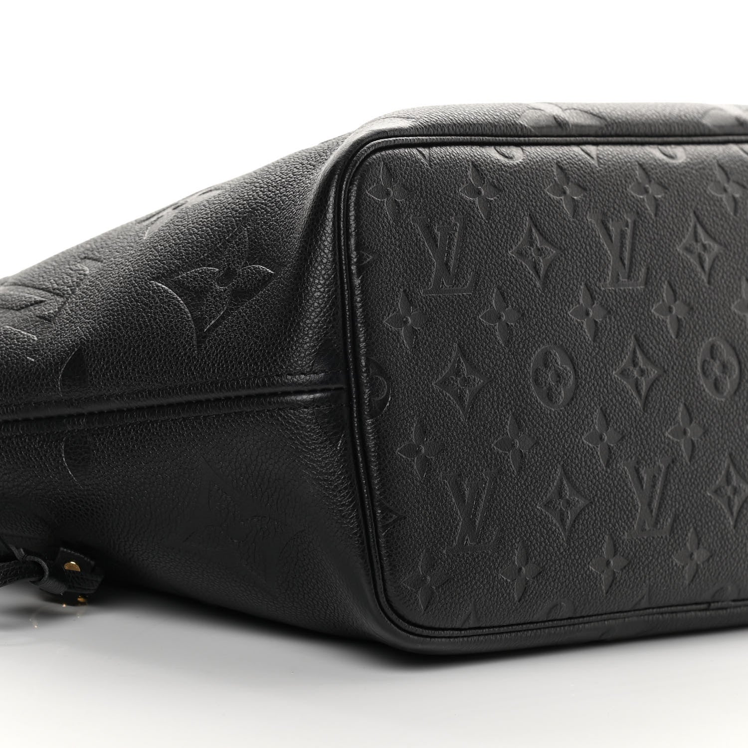 Louis Vuitton Empreinte Monogram Giant Neverfull MM Black 9 of 10