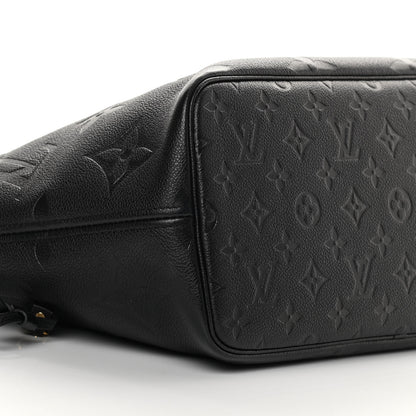 Louis Vuitton Empreinte Monogram Giant Neverfull MM Black 9 of 10