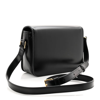 Celine Shiny Calfskin Teen Triomphe Black 3 of 10