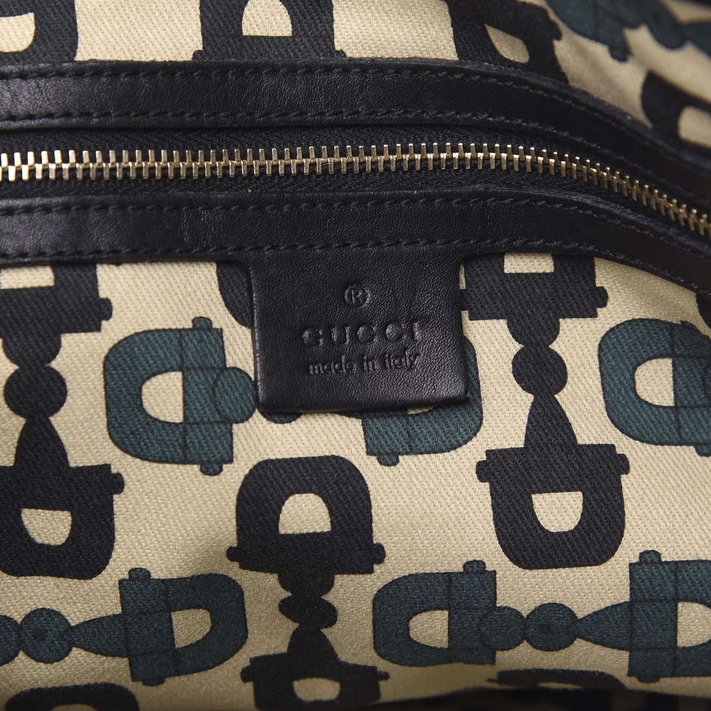 Guccissima Small Pelham Shoulder Bag Black