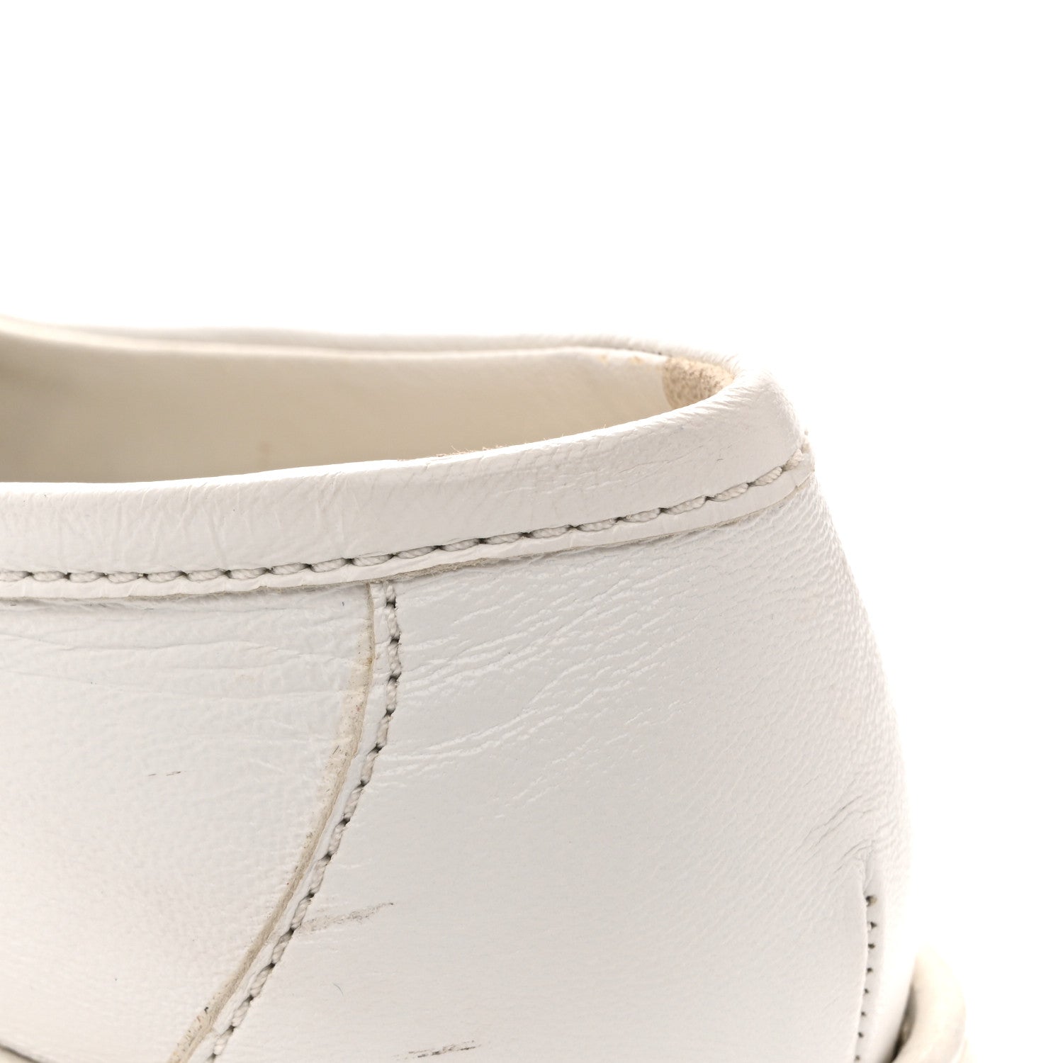 Chanel Shiny Lambskin Quilted CC Turnlock Loafers 40 White 13 of 13