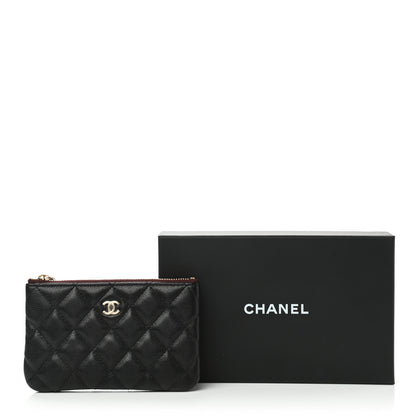 Chanel Caviar Quilted Small Cosmetic Case Black 9 of 9