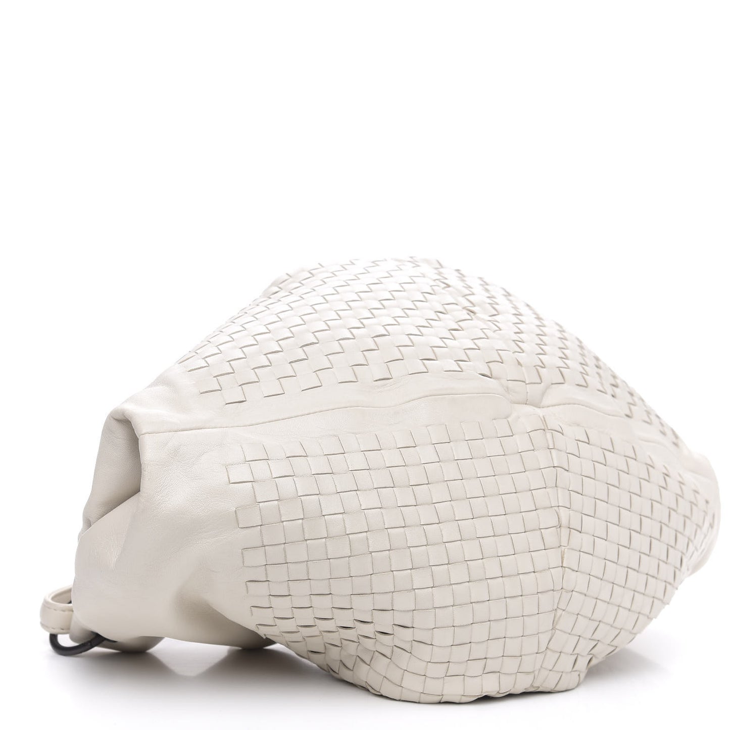 Nappa Intrecciato Aquilone Fortune Cookie Hobo White