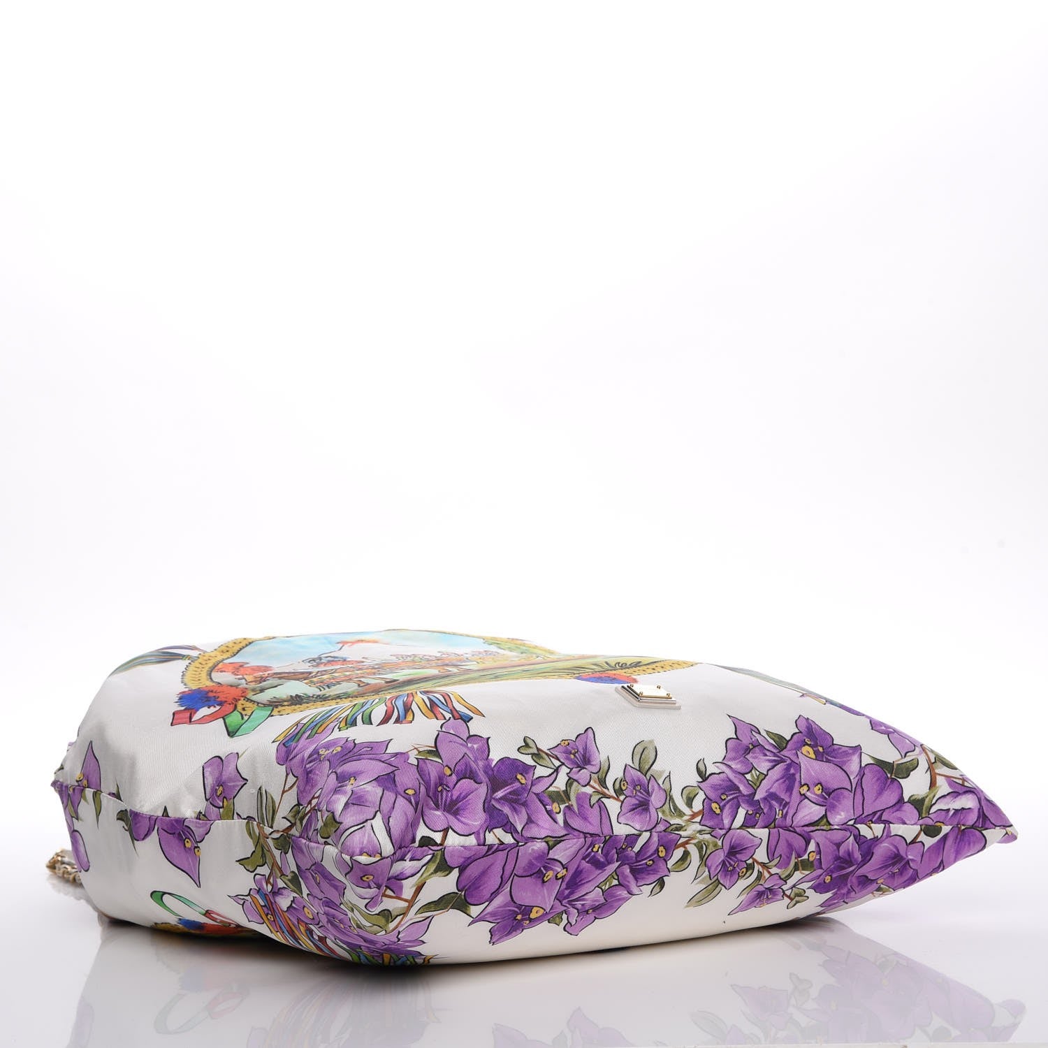 Dolce & Gabbana Silk Printed Anita Tote Multicolor 4 of 7