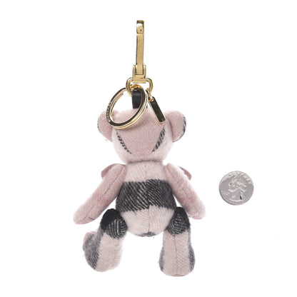 Burberry Cashmere House Check Thomas Bear Bag Charm Ash Rose 2 of 4