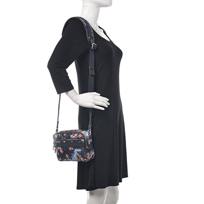 Christian Dior x Sorayama Nylon Grained Calfskin Safari Bag Navy Blue 2 of 10
