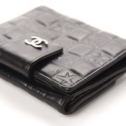 Chanel Lambskin Precious Symbols French Wallet Black 7 of 11