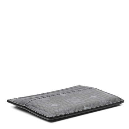 MCM Calfskin Visetos Card Case Black 4 of 6