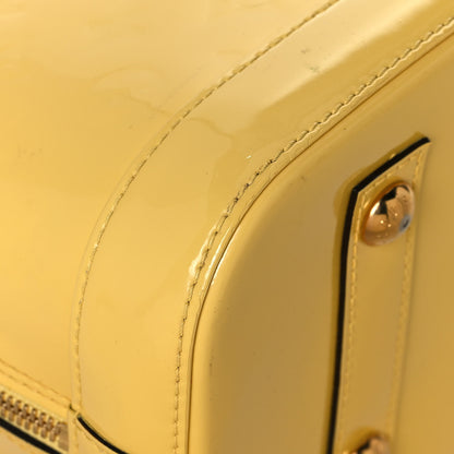 Louis Vuitton Vernis Alma MM Citrine 9 of 14