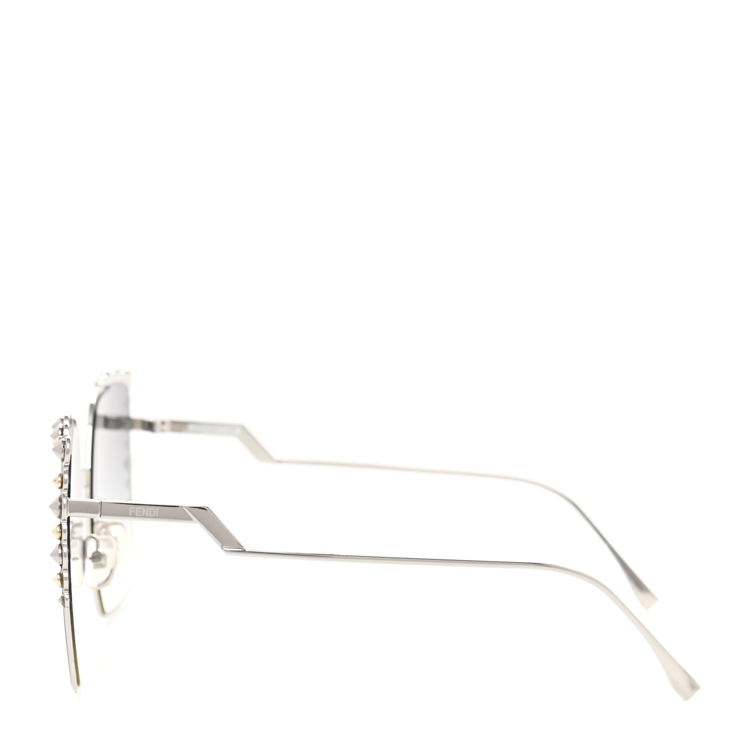 Fendi Metal Dots Square Sunglasses FF 0259/S Palladium 3 of 8