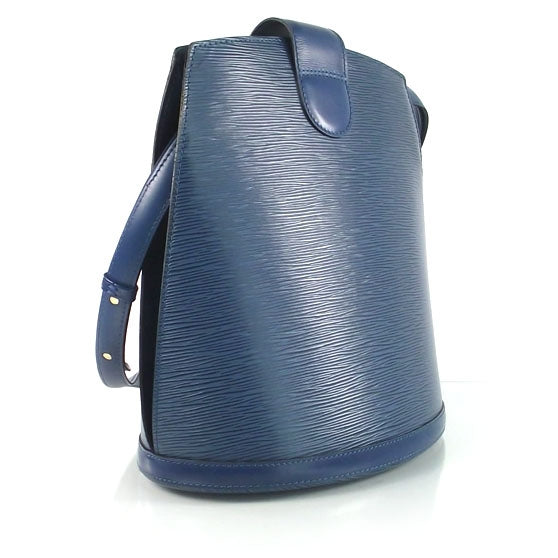 Louis Vuitton Epi Cluny Blue 3 of 10