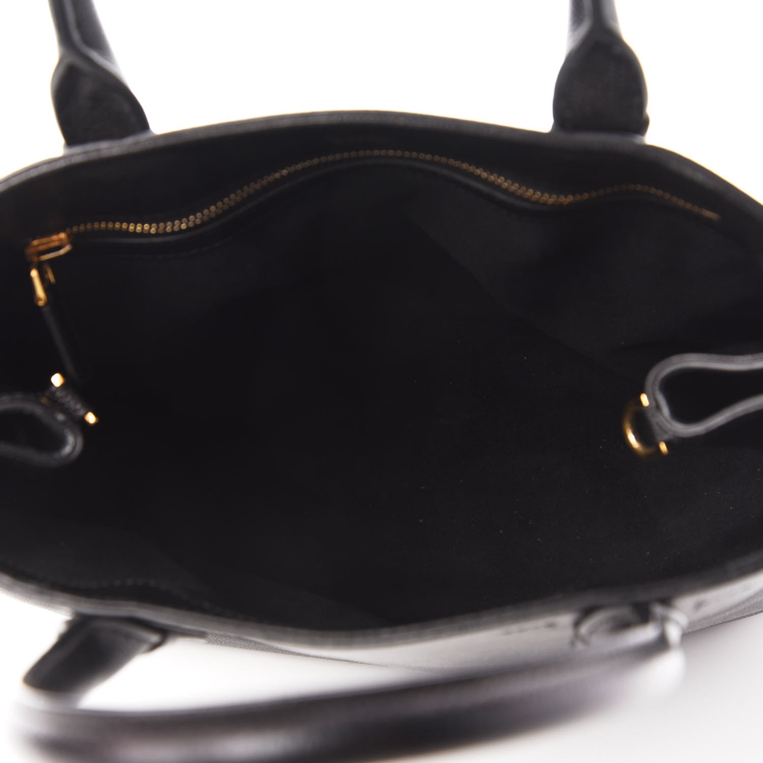Tom Ford Pebbled Calfskin Medium Jennifer Zip Tote Black 5 of 10