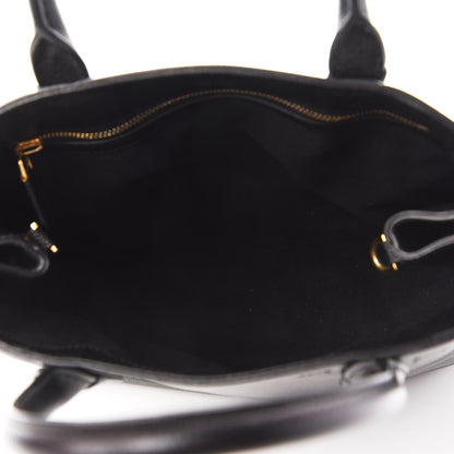 Tom Ford Pebbled Calfskin Medium Jennifer Zip Tote Black 5 of 10