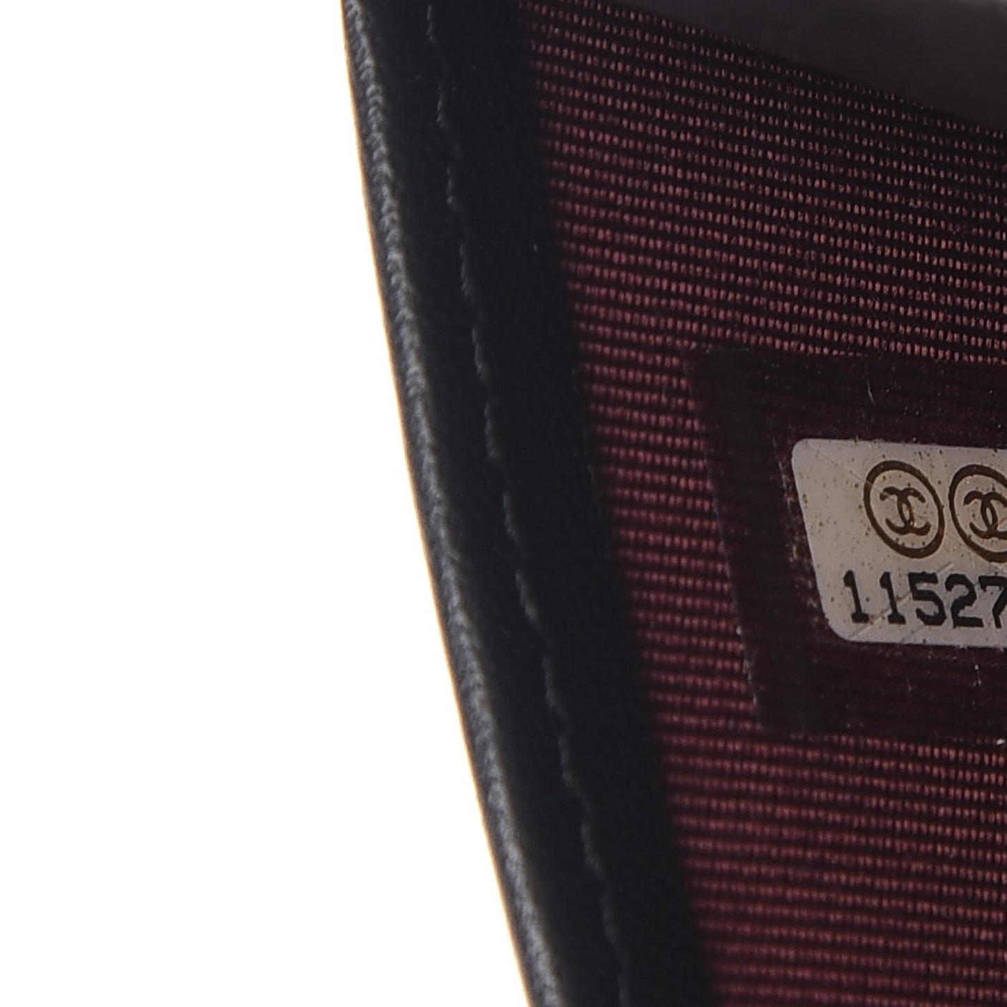 Lambskin Quilted Small Flap Wallet Black