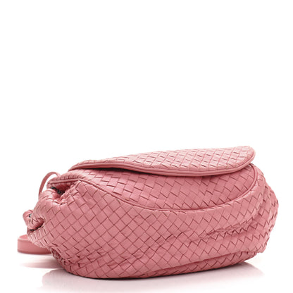 Bottega Veneta Nappa Intrecciato Messenger Bag Petal Pink 4 of 11