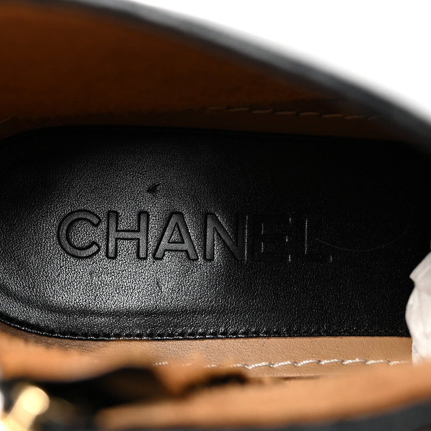 Chanel Aged Calfskin CC Ankle Boots 41 Black 8 of 9