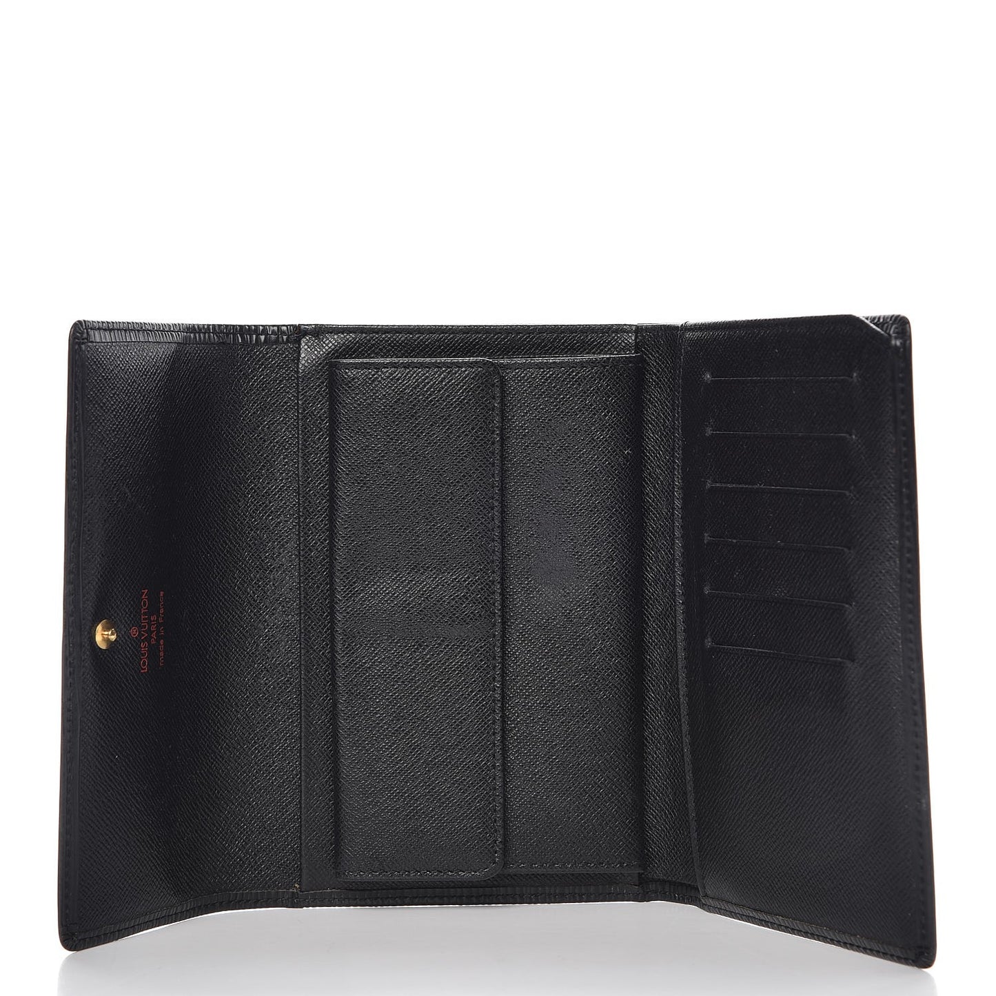 Epi Porte Tresor Etui Papiers Wallet Black