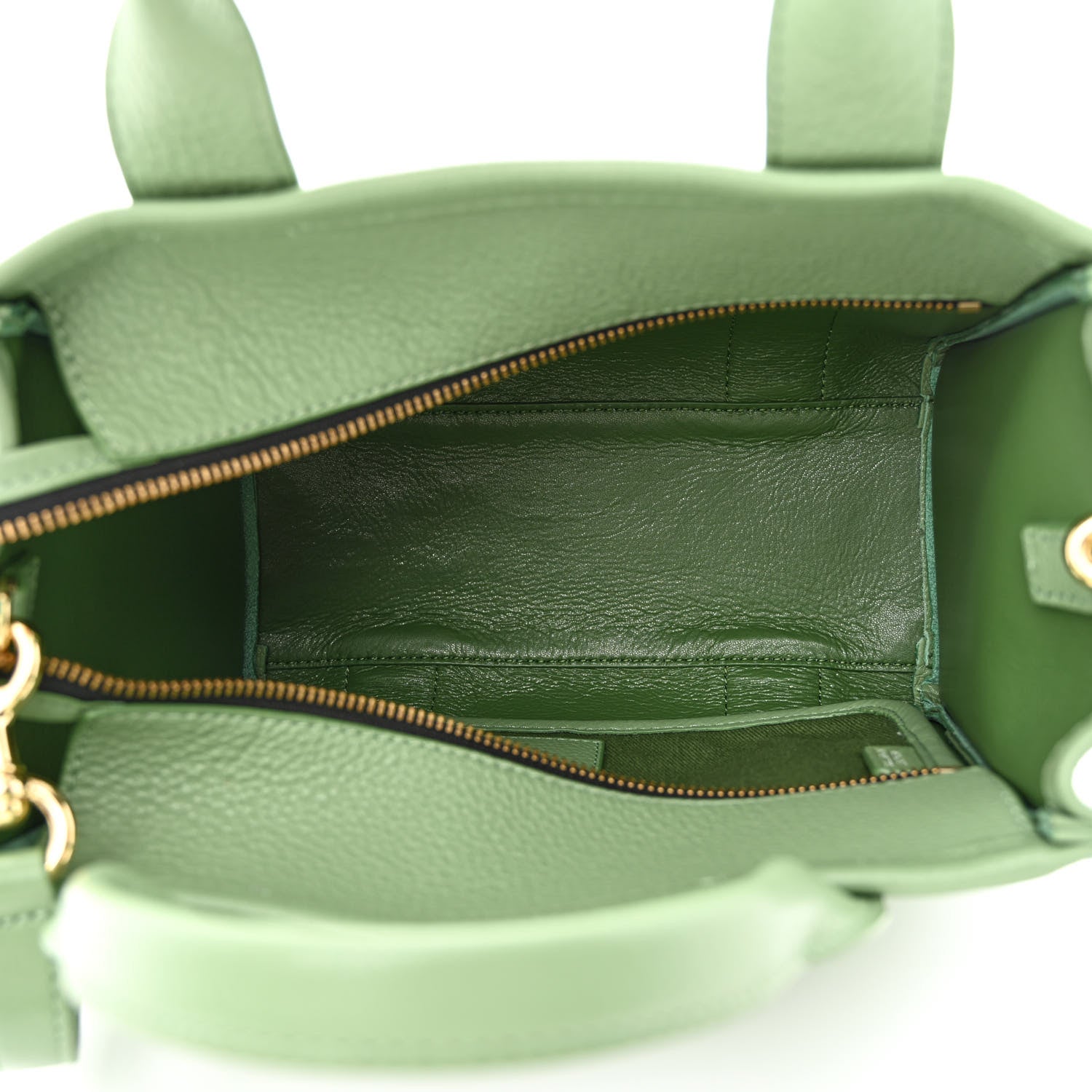 Marc Jacobs Grained Calfskin Small The Tote Bag Aspen Green 5 of 12