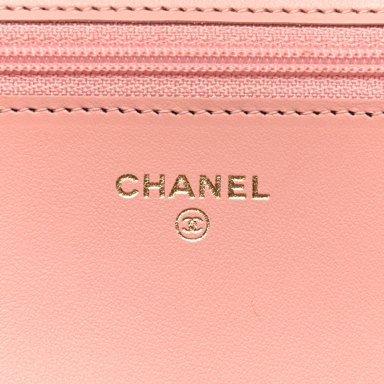 Chanel Caviar Quilted Boy Wallet On Chain WOC Light Pink 6 of 11