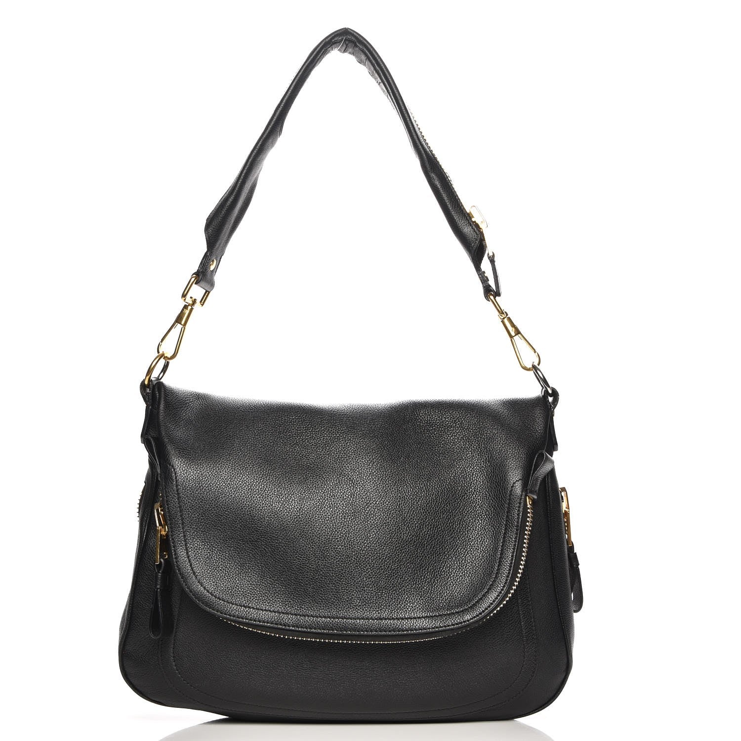 Tom Ford Pebbled Calfskin Large Jennifer Black 1 of 9
